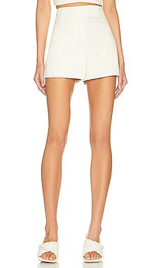 Mara Faux Leather Crossover Clean Short
                    
                    Alice + Olivia | Revolve Clothing (Global)