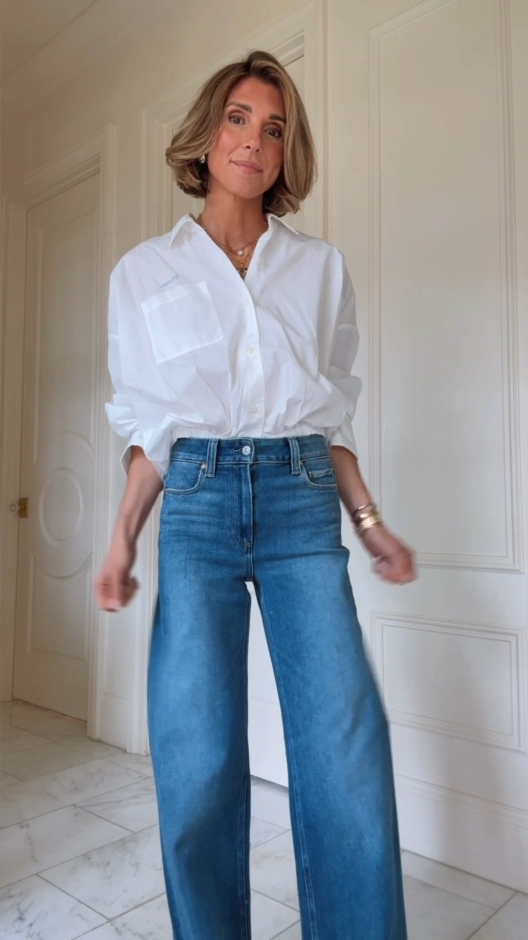 Trust me these jeans are a 10. They fit everyone and are SO comfortable. I'm 5'7 wearing size 25 fit tts