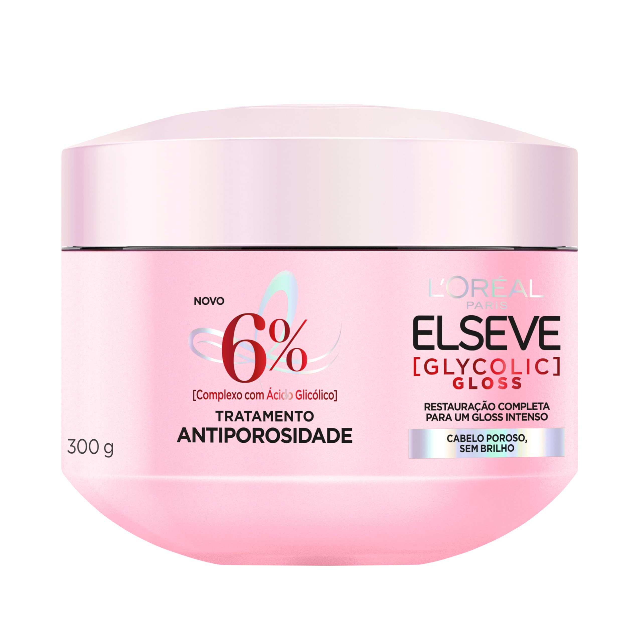 Creme de Tratamento L'Oréal Paris Elseve Glycolic Gloss 300g | Amazon (BR)