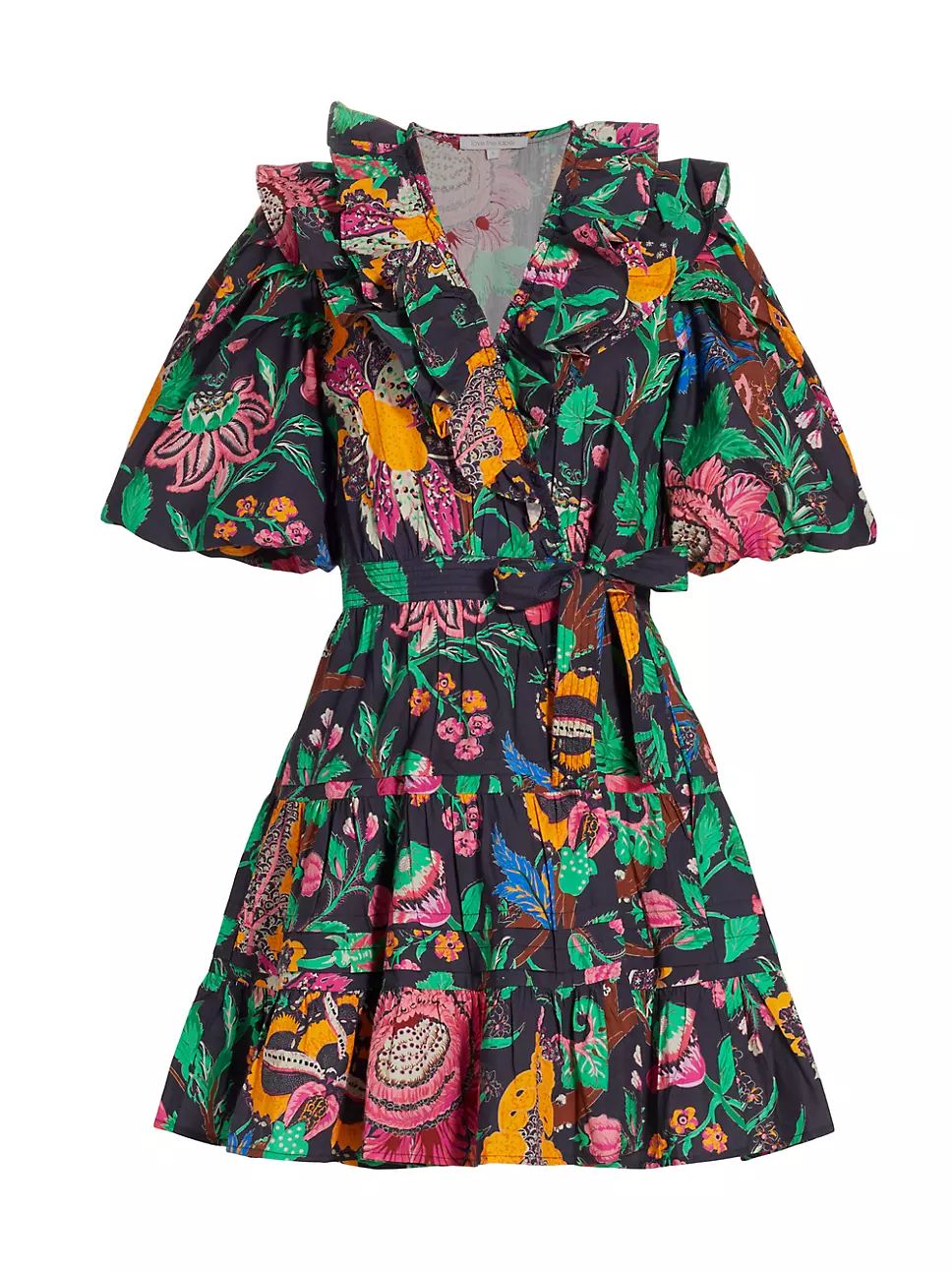 Remy Floral Wrap Minidress | Saks Fifth Avenue
