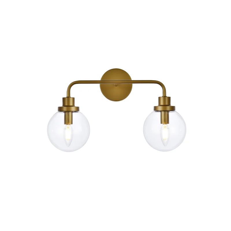 Alresford 2 - Light Dimmable Armed Sconce | Wayfair North America