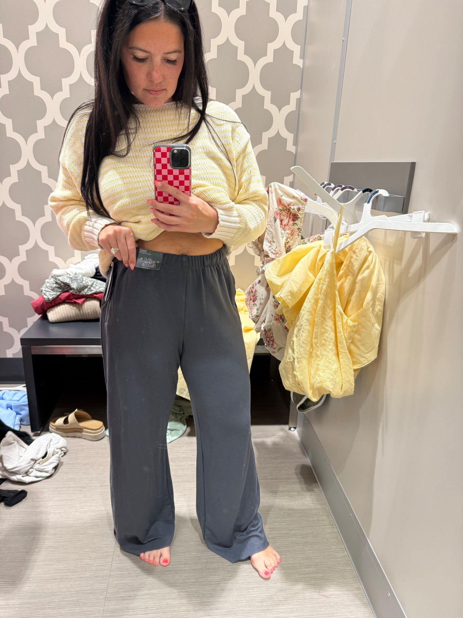 The softest pants ever! Wearing size M. Comes in other colors! 

#LTKootd #LTKWorkwear #LTKTravel