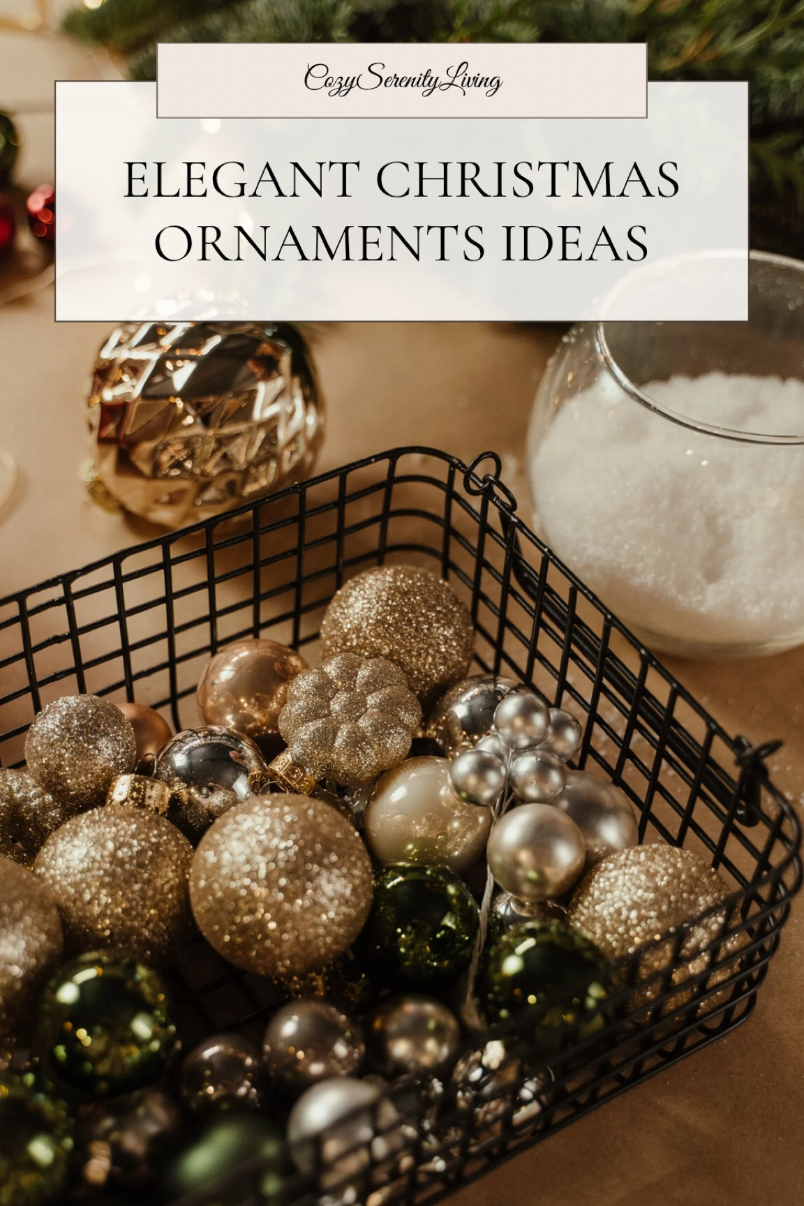 Add a touch of elegance to your holiday decor with these stunning Christmas ornaments. Featuring timeless designs in gold, silver and neutral tones. Perfect for creating a festive yet refined holiday atmosphere. #christmasornaments #christmas #christmastree

#LTKeurope #LTKluxury #LTKhome