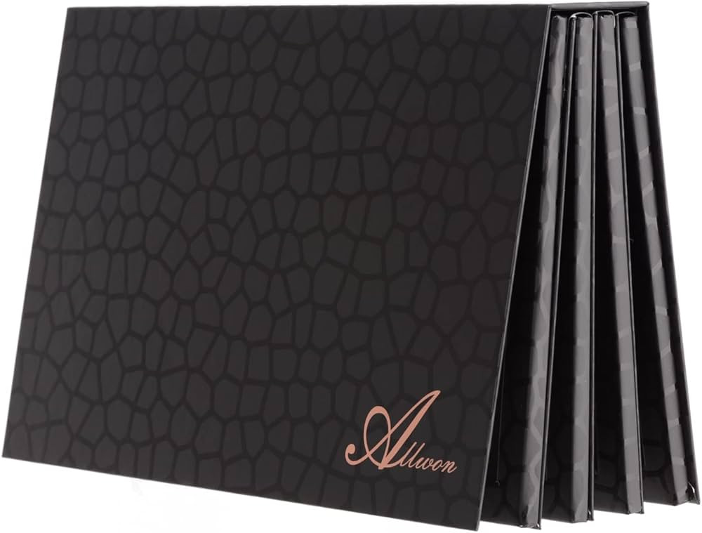 Allwon 4-Layer Book Shaped Magnetic Palette Large Empty Makeup Palette Storage Box for Eyeshadow ... | Amazon (US)