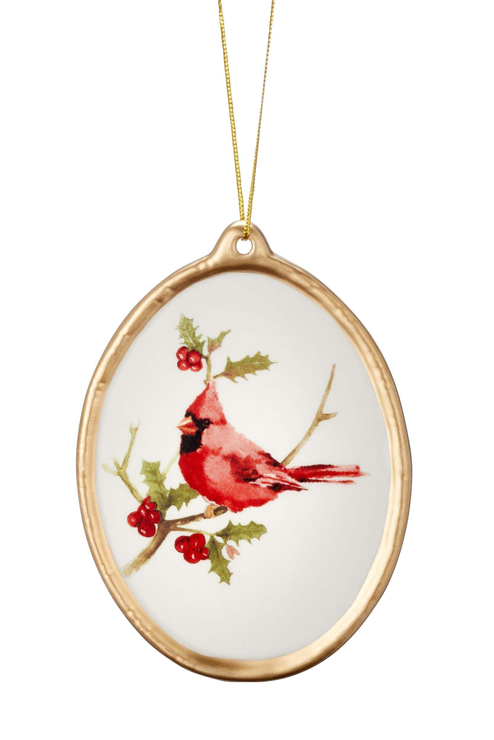 CANVAS Red Collection Decoration Cardinal Painted Oval Disc Christmas Ornament, 4 1/2-in | Canadian Tire
