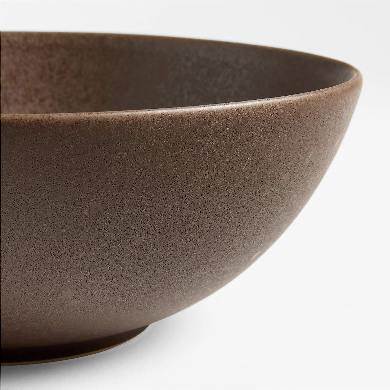 Craft Espresso Stoneware Cereal Bowls, Set of 8 + Reviews | Crate & Barrel | Crate & Barrel