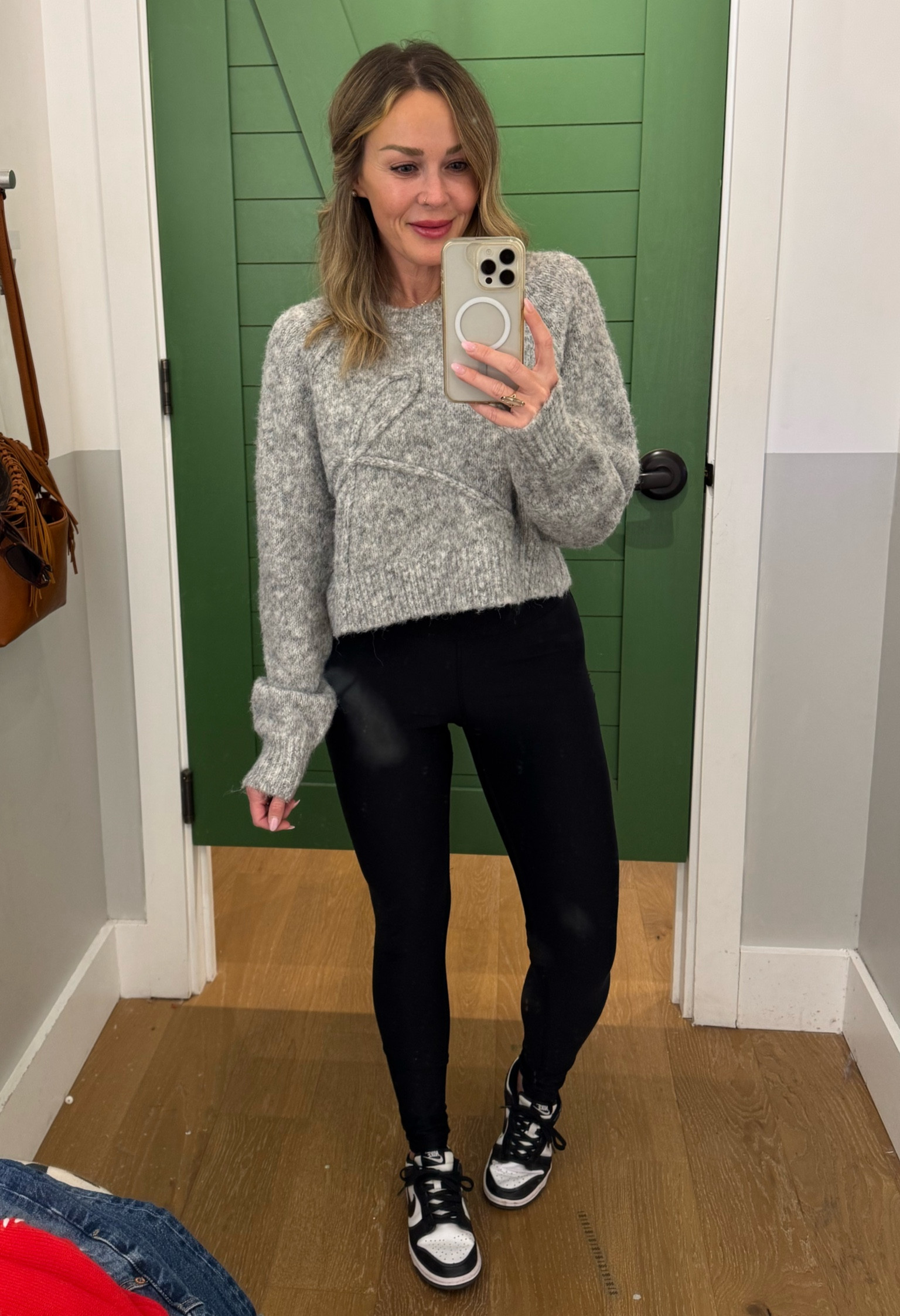 It's sweater season! 😍 This cropped crew neck sweater with a bow is perfect for the holiday season and is 30% right now! ♥️

I'm wearing a medium for reference. 

#LTKHoliday #LTKOver40 #LTKSaleAlert