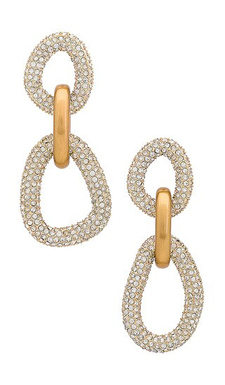 Reyes Earring in Gold Clear | Revolve Clothing (Global)