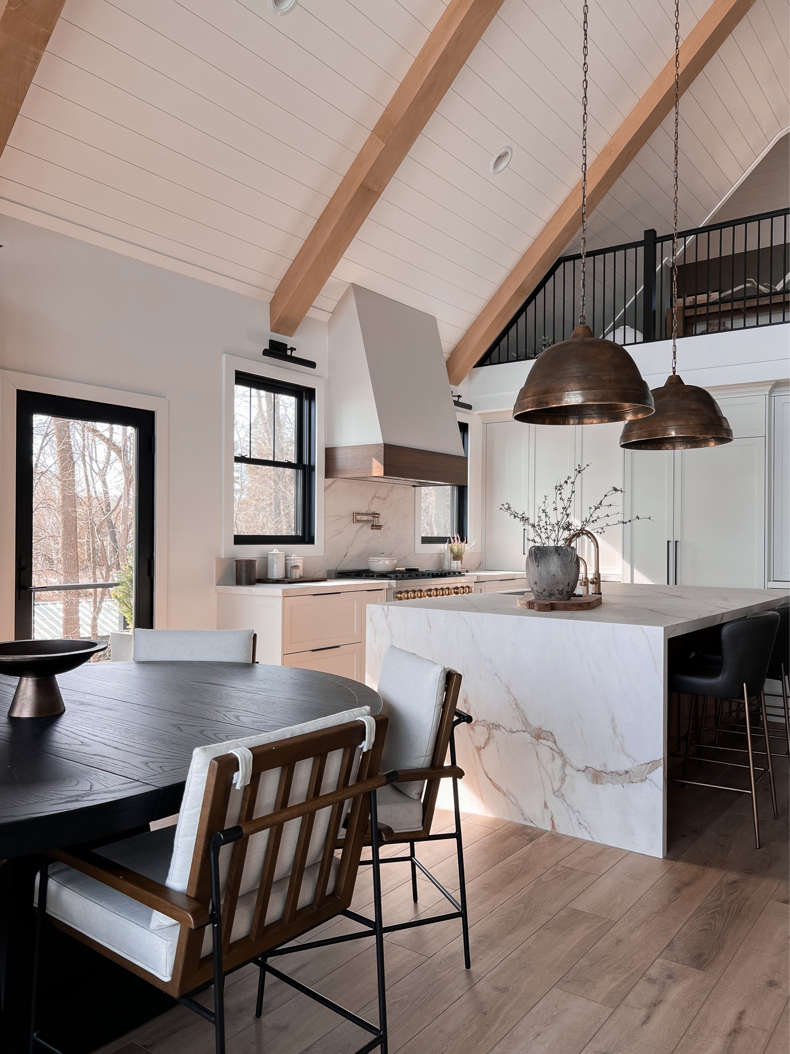 Open concept kitchen and dining space for the neutral modern organic home lover! 

#LTKhome #LTKstyletip