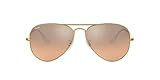 Ray-Ban Rb3025 Classic Aviator Sunglasses, Gold/Pink Mirror Gradient, 58 mm | Amazon (US)