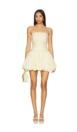 Lovers and Friends Abigail Mini Dress in Lemon. - size S | Revolve Clothing (Global)