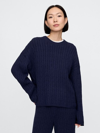 CashSoft Cable-Knit Sweater | Gap (US)