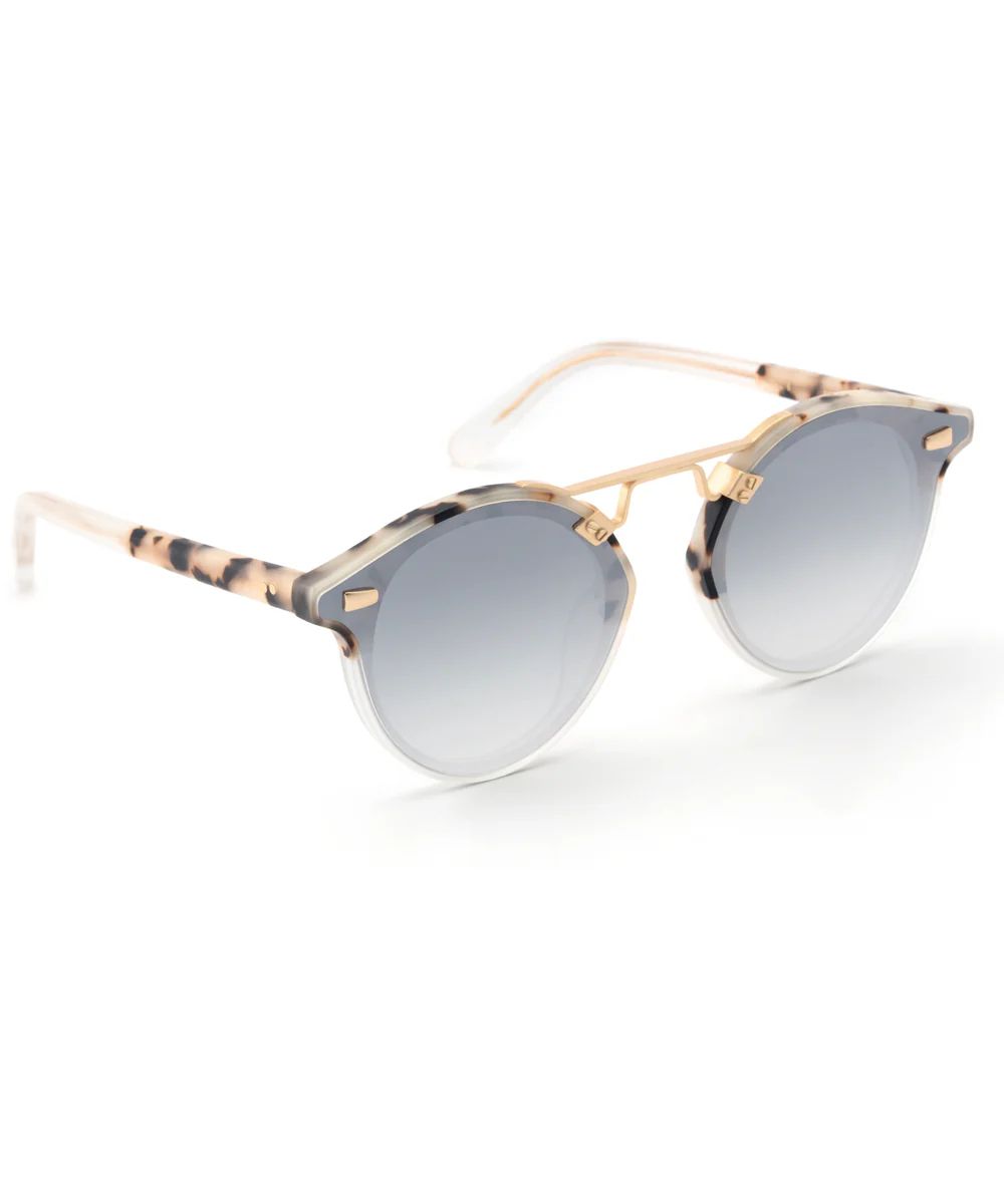 STL NYLON | Matte Oyster to Crystal 24K Mirrored | KREWE Eyewear