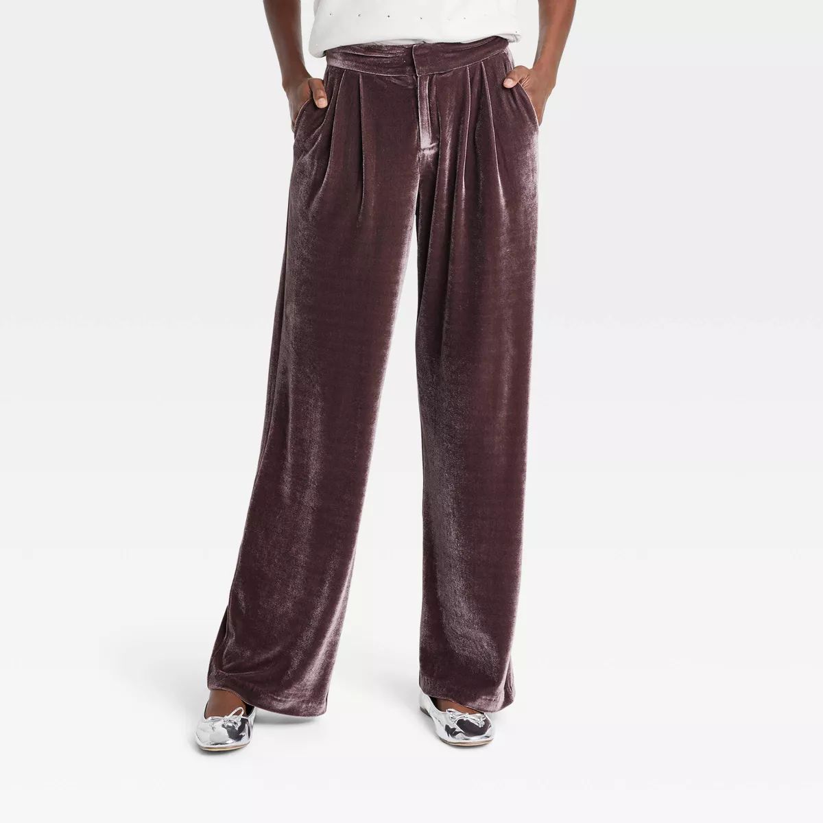 Women's High-Rise Velour Trouser … curated on LTK