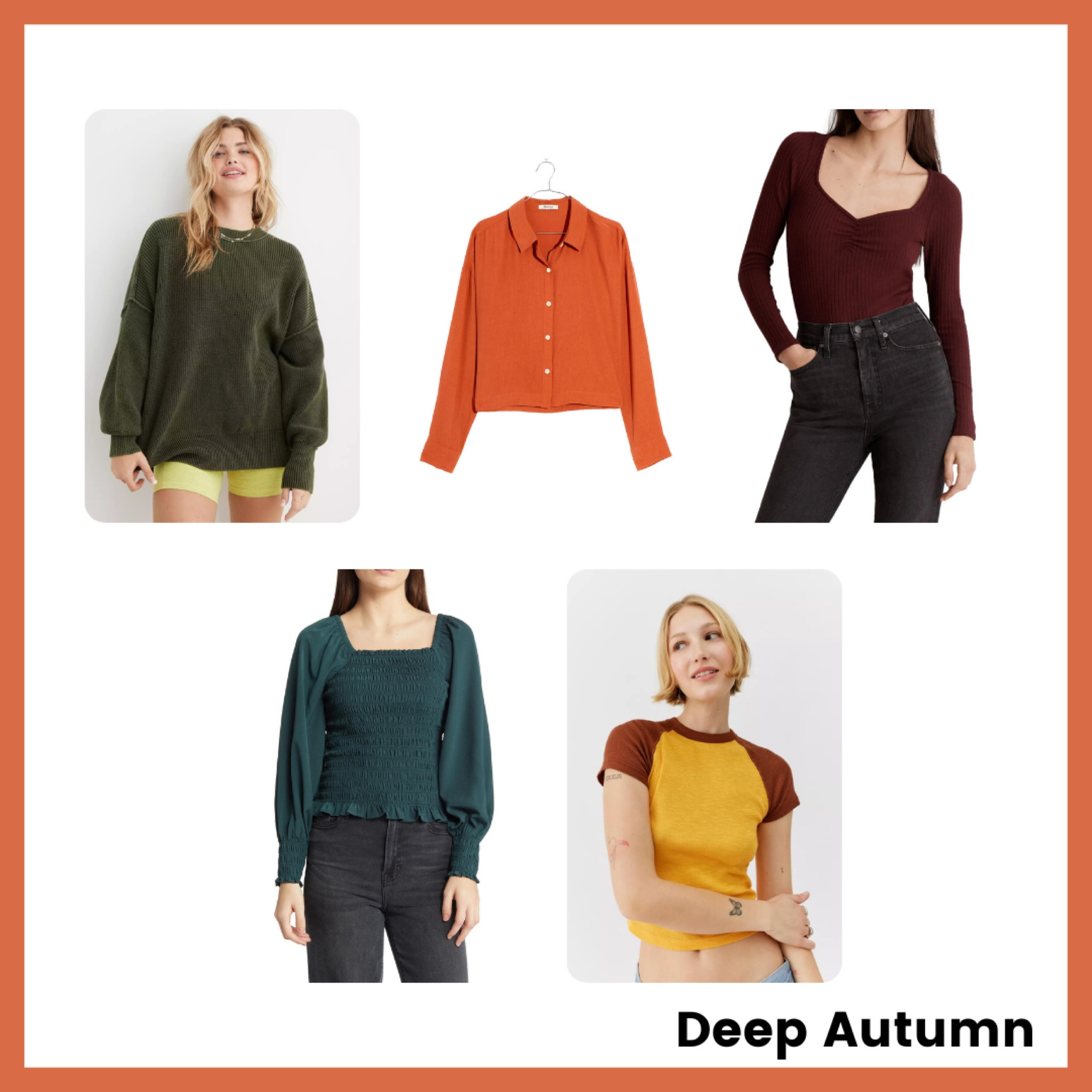 #deepautumnstyle #coloranalysis #deepautumn #autumn 

#LTKunder100 #LTKSeasonal