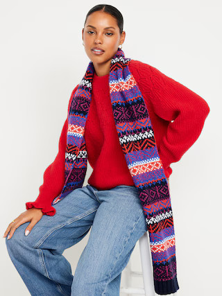 Loose Crew-Neck Cropped Sweater | Old Navy (US)