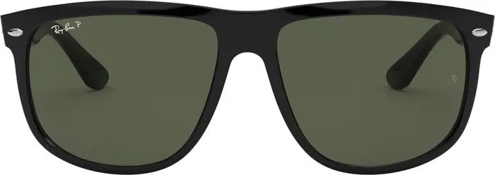 Highstreet 60mm Polarized Flat Top Sunglasses | Nordstrom