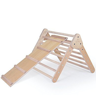 Lily River Little Climber Pikler Triangle with Reversible Ladder and Slide Attachment - Birch Wood/Natural | Dillard's