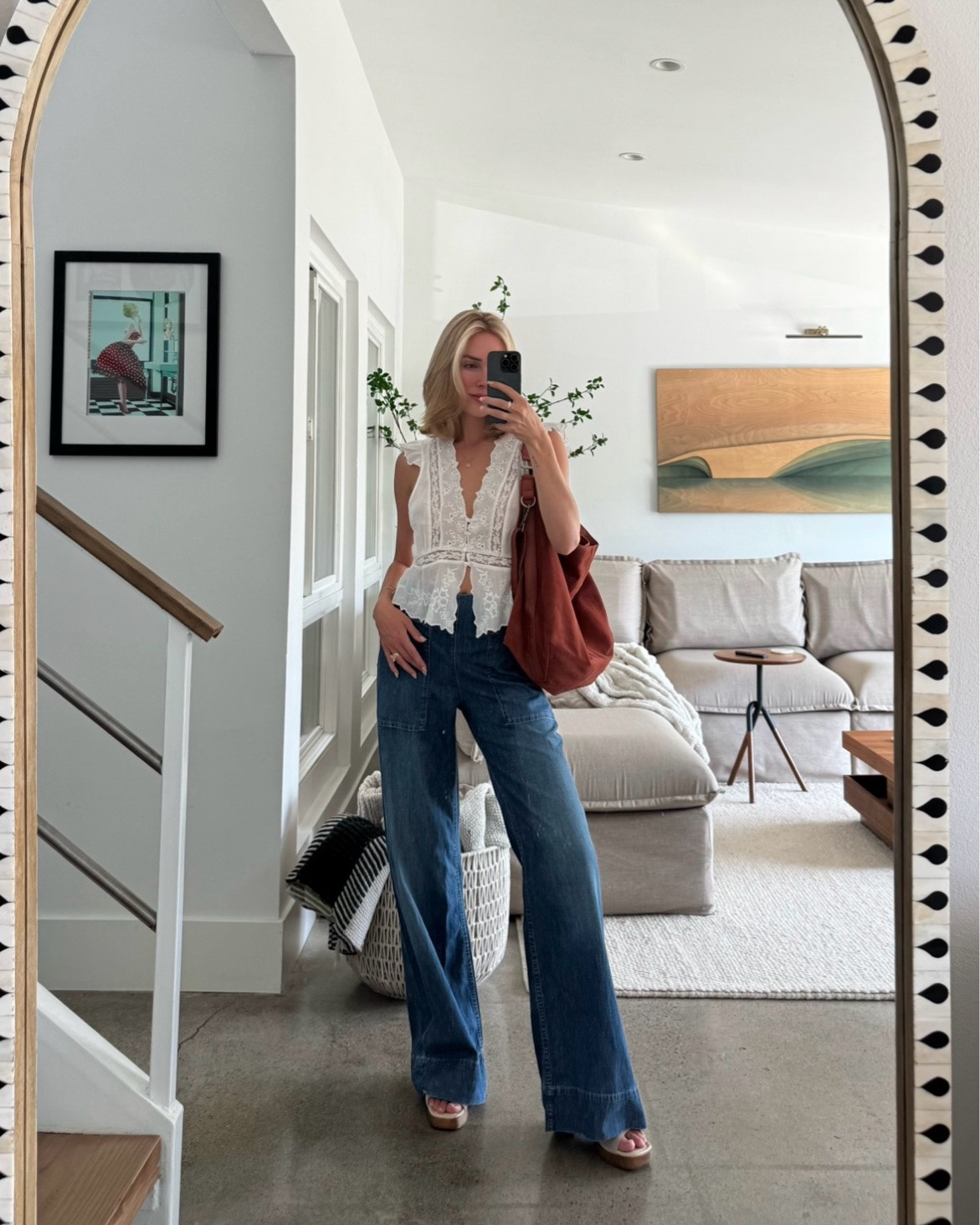 #ad Can’t wait for the @nordstrom Anniversary Sale starting July 18! ☺️🤍 This outfit will be part of the sale too, and you can preview everything now 🤍 #nordstrompartner #nordstromAS