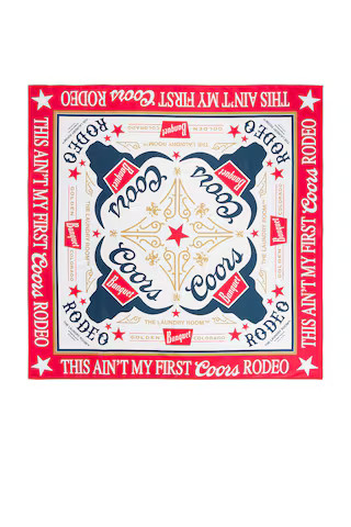 The Laundry Room x REVOLVE This Ain't My First Coors Rodeo Bandana in Red from Revolve.com | Revolve Clothing (Global)