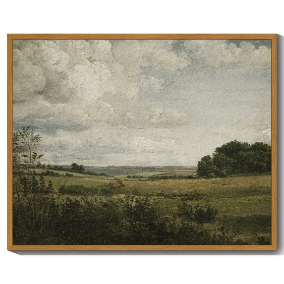 Drsoum Retro Rustic Village Framed Canvas Wall Art Vintage Prints Kitchen Bathroom Office Decor -... | Walmart (US)