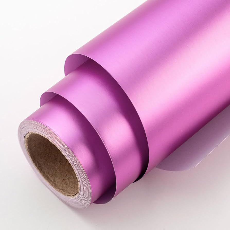 Homeral Matte Plum Wrapping Paper Roll-46.8sqft(17inch x 32.8ft) Solid Color for Christmas, Birth... | Amazon (US)