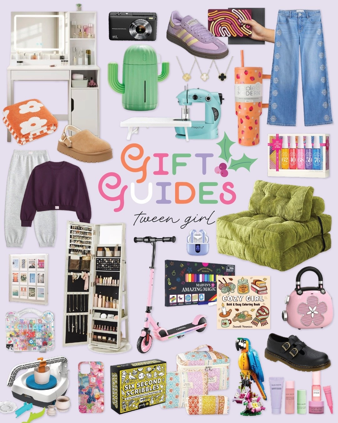 Vanity dreams, cozy corners, and all things cute + trendy! The ultimate tween gift guide is here and it’s packed with everything she’s been wishing for. 

#TweenGiftGuide #HolidayFavorites #GiftsForHer

#LTKGiftGuide #LTKSeasonal #LTKHoliday