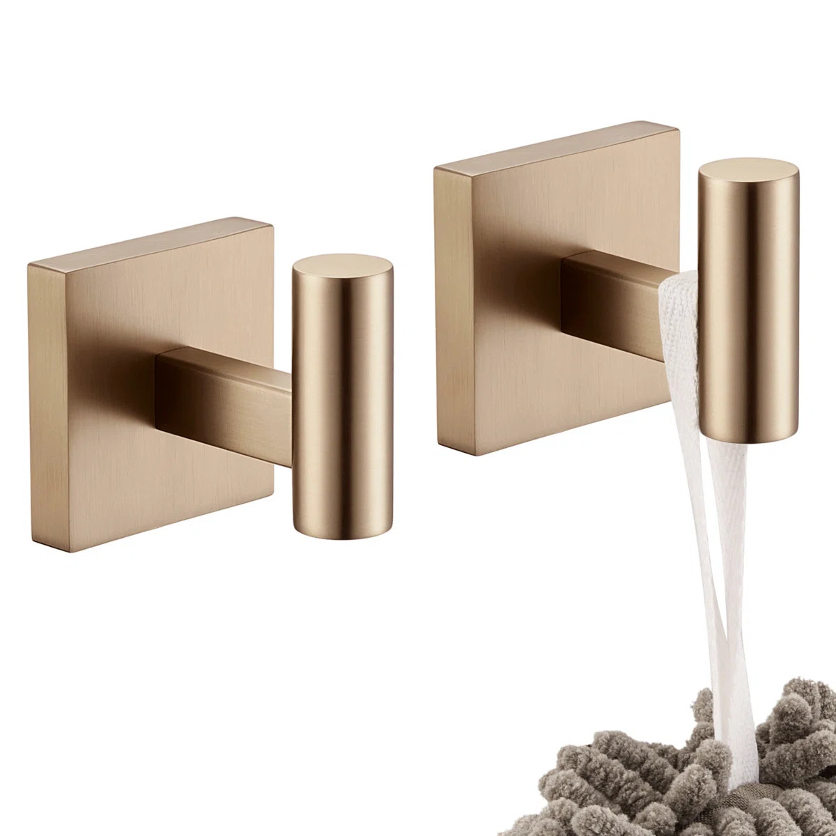 Towel Hook Wall Mounted (Set of 2) B1013CPG-P2 | Wayfair North America