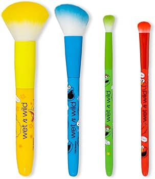 Wet n Wild SESAME STREET 4-Piece Makeup Brush Set Sesame Street Collection | Amazon (CA)
