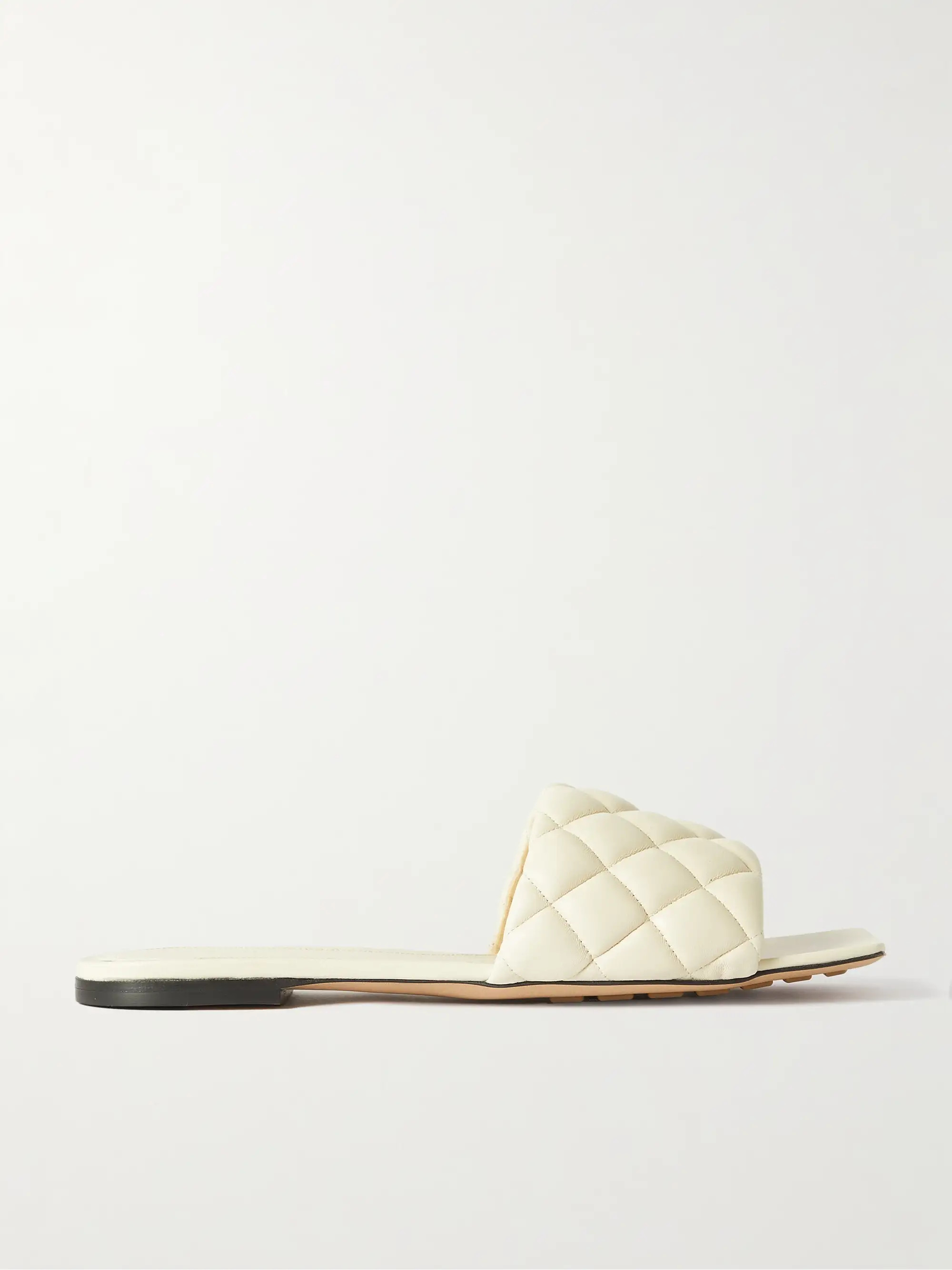 Quilted leather slides | NET-A-PORTER (US)