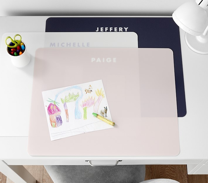 Personalized Desk Mats | Pottery Barn Kids