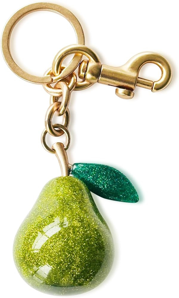 Cute Pear Keychain,Bag Charms,Purse Charms for Handbags,Key Chains Accessories Decor for Women Bi... | Amazon (US)