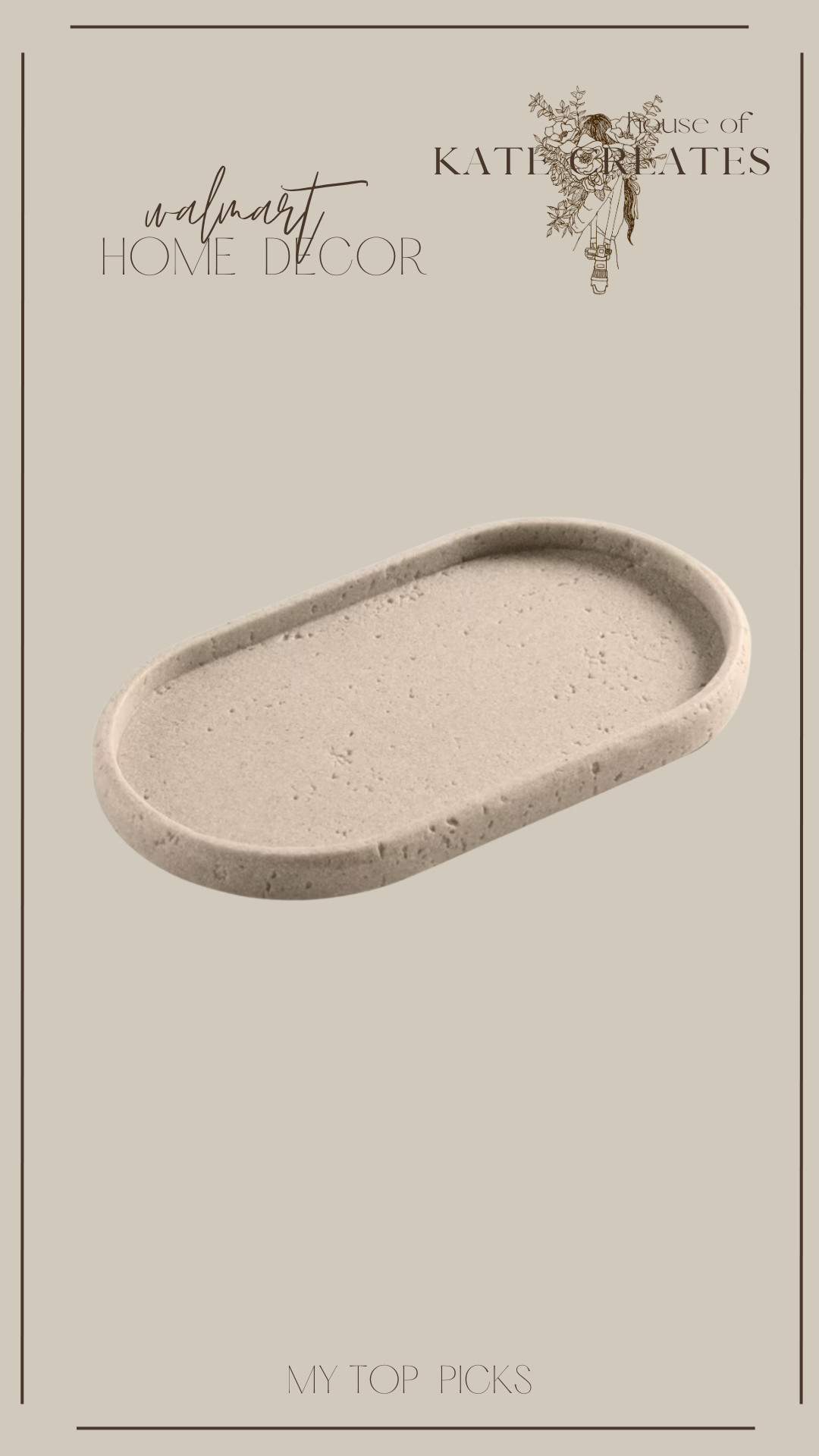 Cutest little accent decor tray! 

 #LTKHome