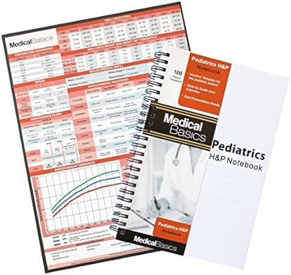 Pediatrics H&P Notebook Medical History and Physical Notebook, 100 Medical templates with Perfora... | Amazon (US)