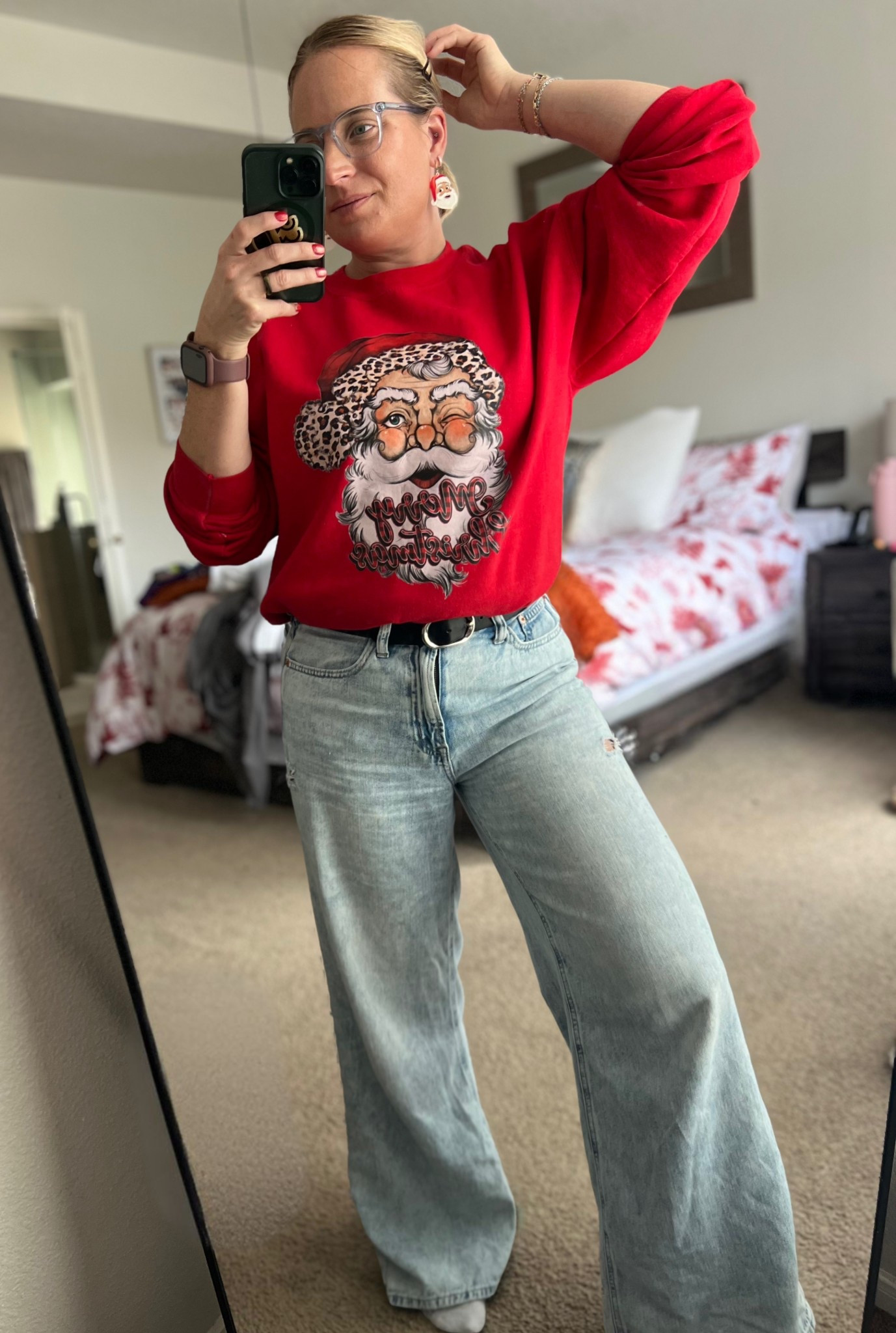 ✨ OK mamas… we made it through the 12 Spirit Days of Christmas 🎉
And now the real fun begins.

One final week of:
🎄 favorite Christmas sweaters
✨ festive earrings + hats
🎁 Family chaos
🤍 ALL the joy (and a little madness)

Reminder: take a breath, laugh through the chaos, and soak it all in — because this season goes fast. We’ve got this. ❤️

What’s your go-to festive outfit this week? 👇

#MomLife #ChristmasChaos #HolidayMom #FestiveFeels #MomStyle #ChristmasSpirit #SchoolSpiritWeek #TiredButFestive #LTKHoliday #MamaMadeIt

#LTKHoliday