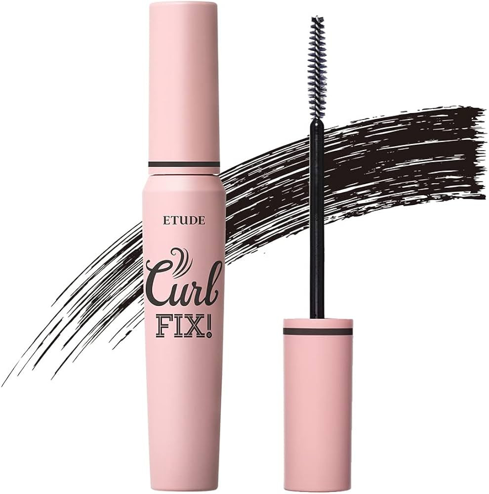 ETUDE Curl Fix Mascara #1 Black New | A curl fix mascara that keeps fine eyelashes powerfully cur... | Amazon (US)