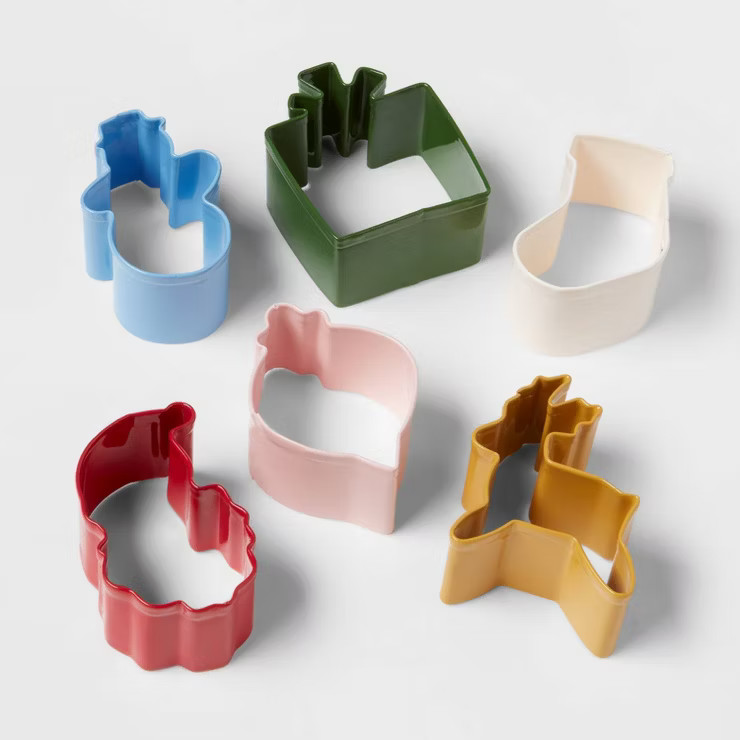 6pk Stainless Steel Christmas Mini Assorted Cookie Cutters - Wondershop™ | Target