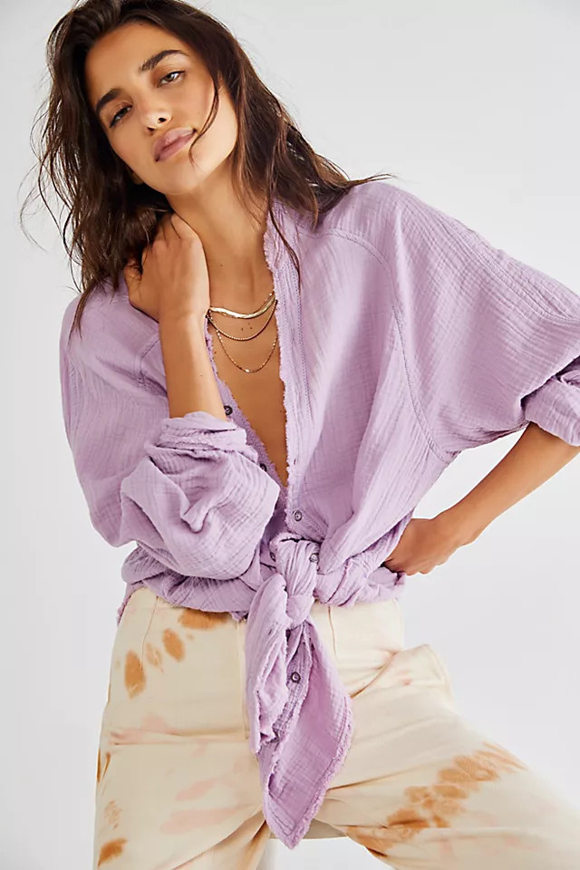 We The Free Summer Daydream Buttondown | Free People (Global - UK&FR Excluded)