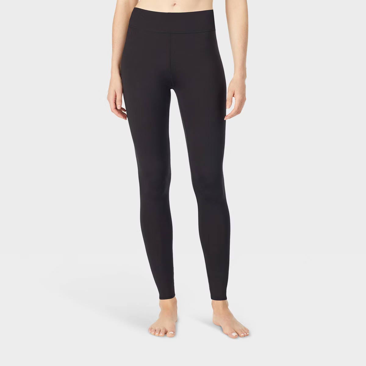 Warm Essentials by Cuddl Duds Women's Active Thermal Leggings - Black | Target