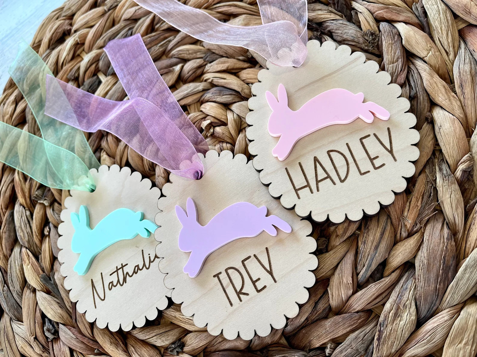 Personalized Easter Basket Tag, Easter Egg Name Tag, Easter Bunny Tag, Easter Basket Stuffers, Bu... | Etsy (US)