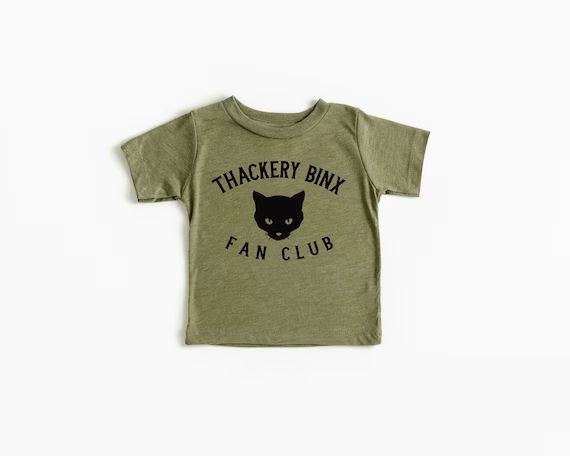 Thackery Binx Fan Club Shirt I Kids Halloween T-shirts I Hocus - Etsy | Etsy (US)