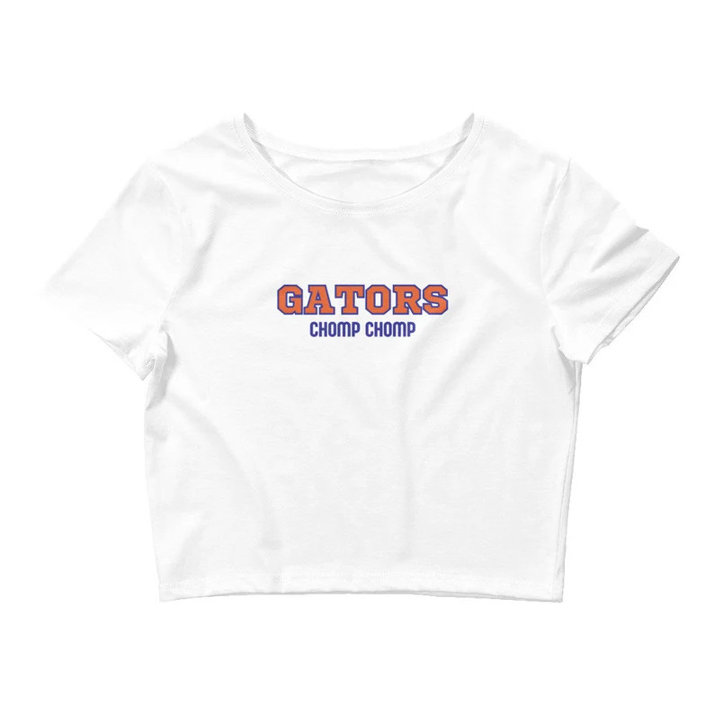 Gators Chomp Chomp Florida Gators Tailgate Crop Top Baby - Etsy | Etsy (US)