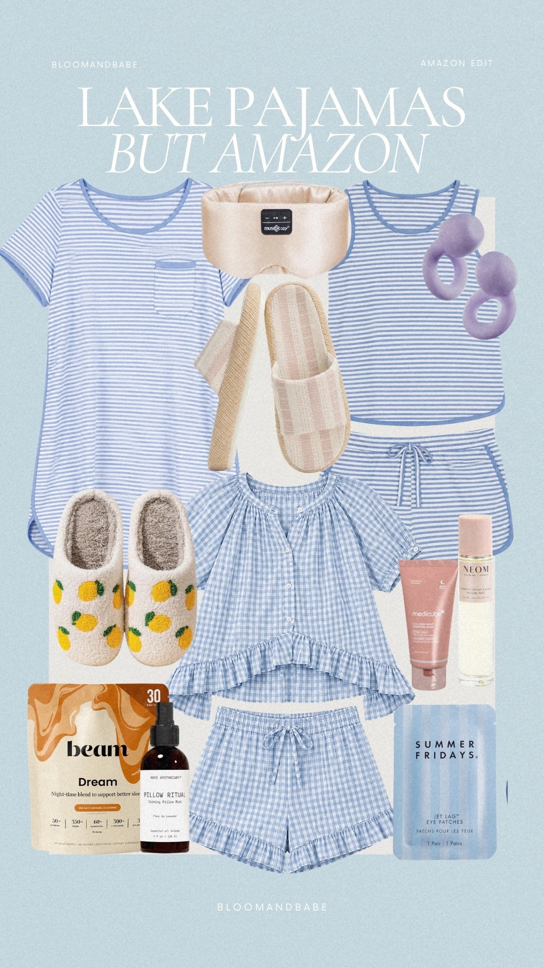 Lake pajamas but make it Amazon! Stylish and comfy summer pajamas!

#LTKgrwm #LTKootd #LTKmorningroutine