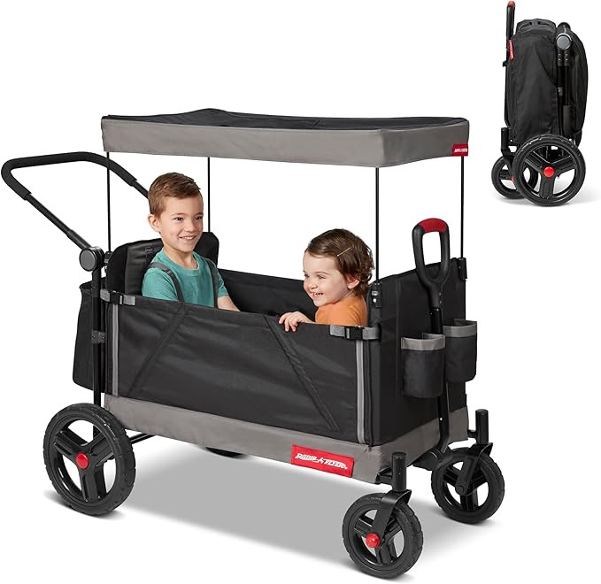 Amazon.com: Radio Flyer Wagon for Kids, Baby Stroller, Outside Toys for Toddlers 1-3, Rolling Car... | Amazon (US)