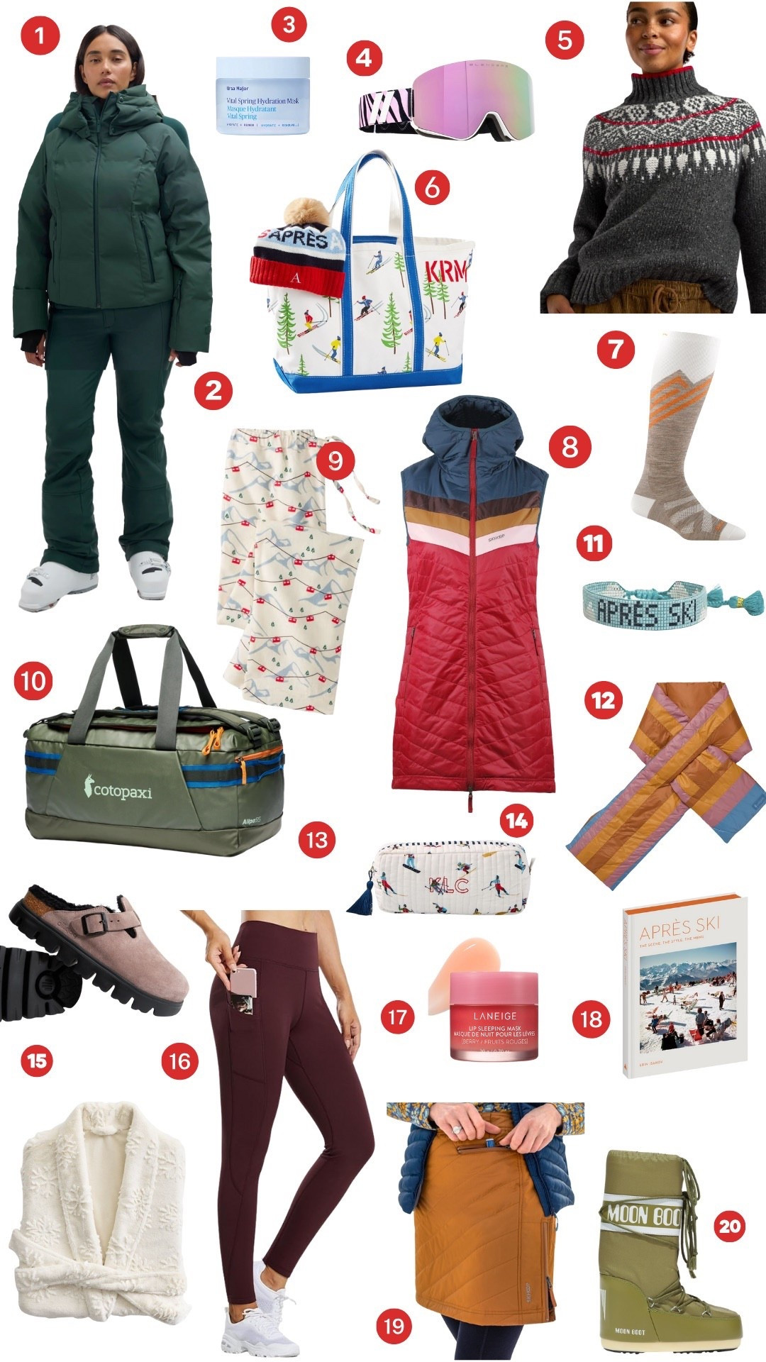 🎁GIFT GUIDE FOR WOMEN WHO SKI & RIDE 🎁

Whether she’s carving early-morning groomers, chasing kids through the trees, or savoring that first sip of coffee in the lodge, the ski mom in your life deserves something special. This guide is packed with thoughtful, practical, and just-for-her gifts that celebrate the mountain lifestyle—and make long winter days a little more fun, warm, and stylish.