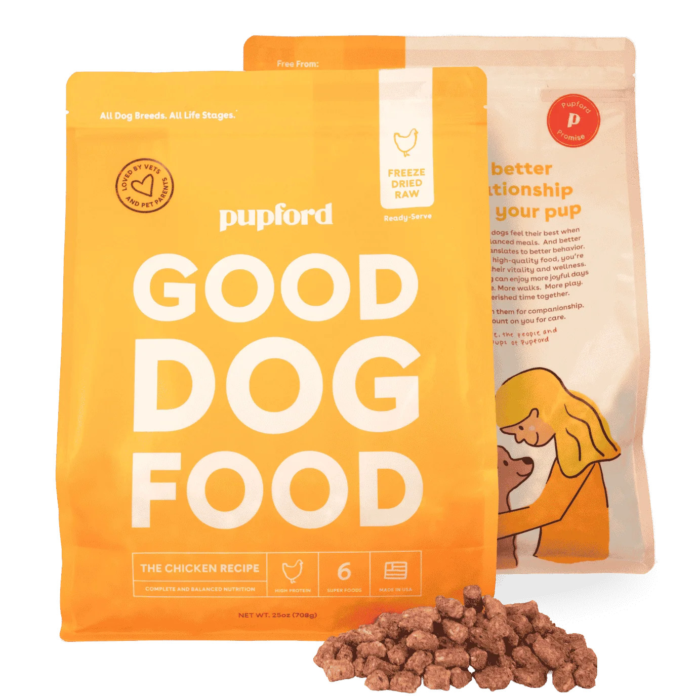 Freeze-Dried Raw Dog Food | Chicken Recipe | Pupford | Pupford US
