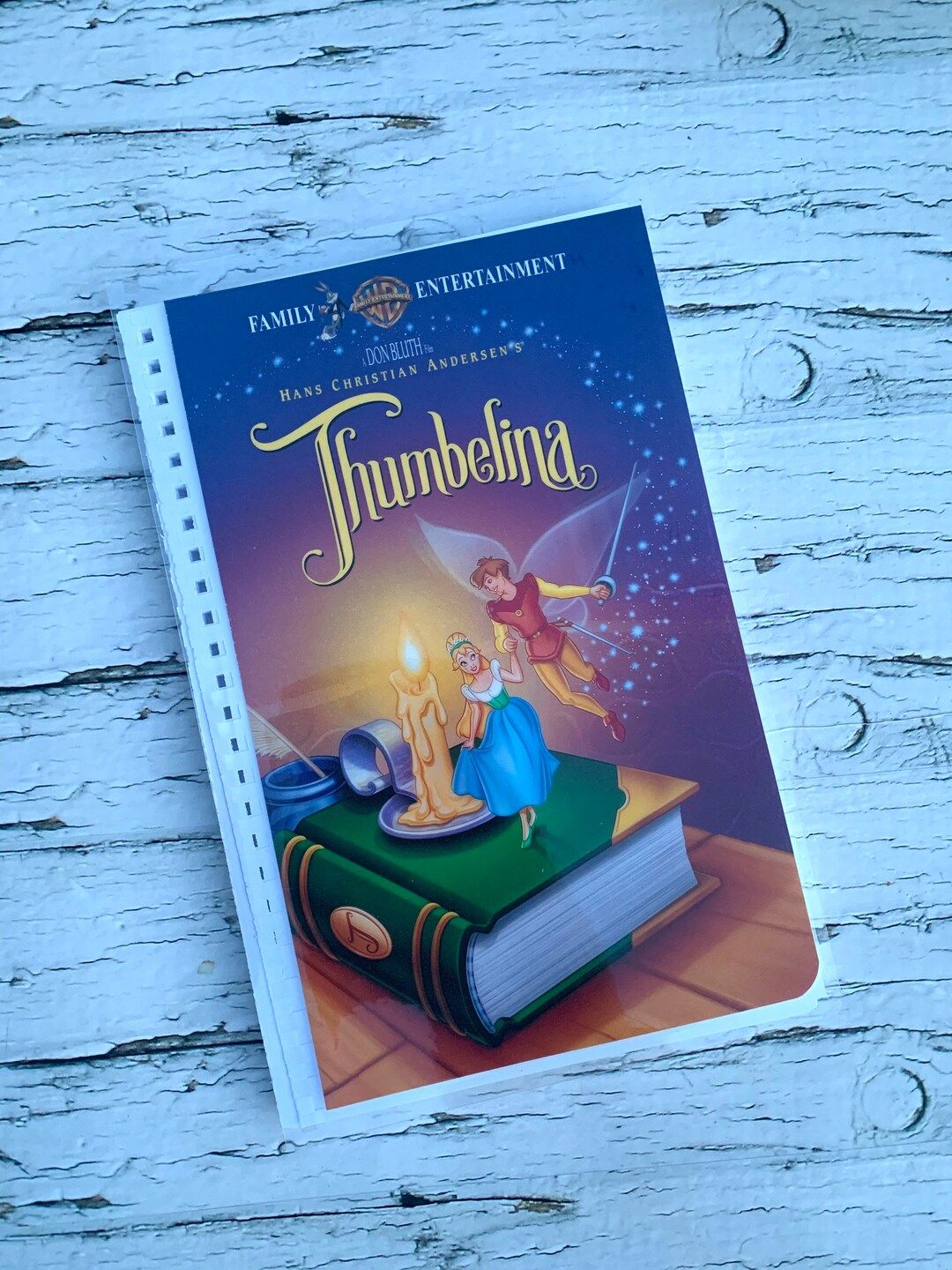 Thumbelina VHS notebook | Etsy (US)