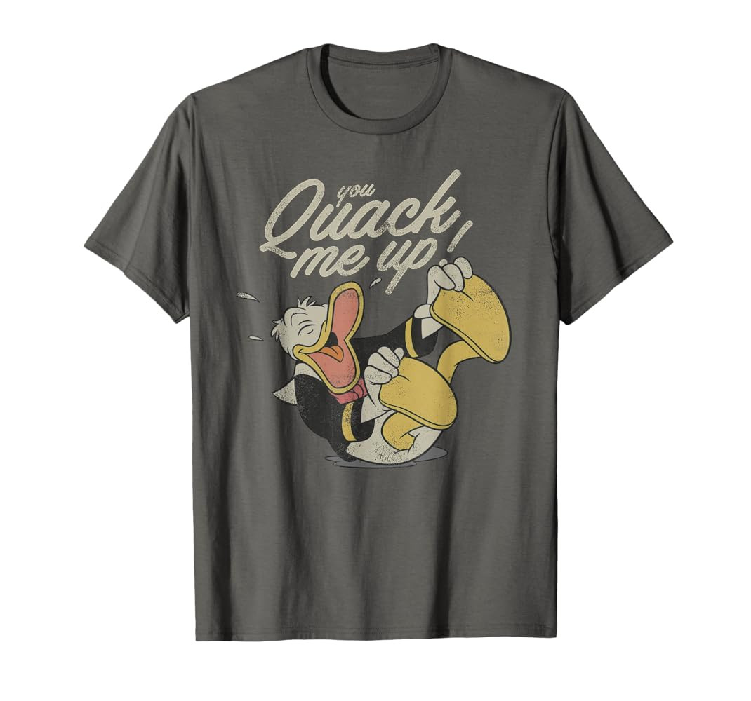 Disney Mickey and Friends Donald Duck You Quack Me Up T-Shirt | Amazon (US)