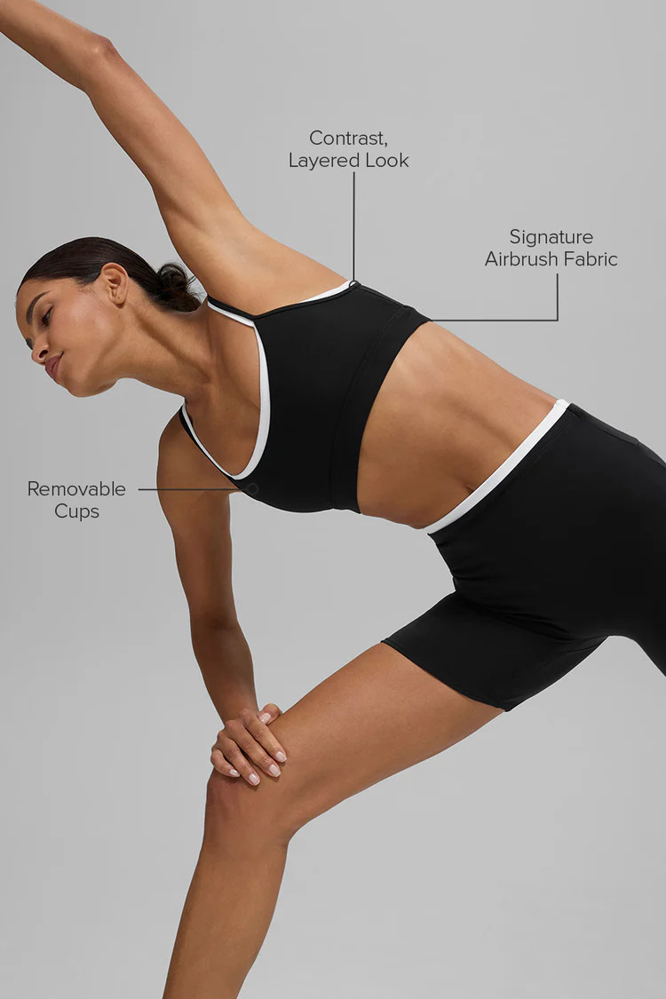 Airbrush Double Up Bra | Alo Yoga (US)