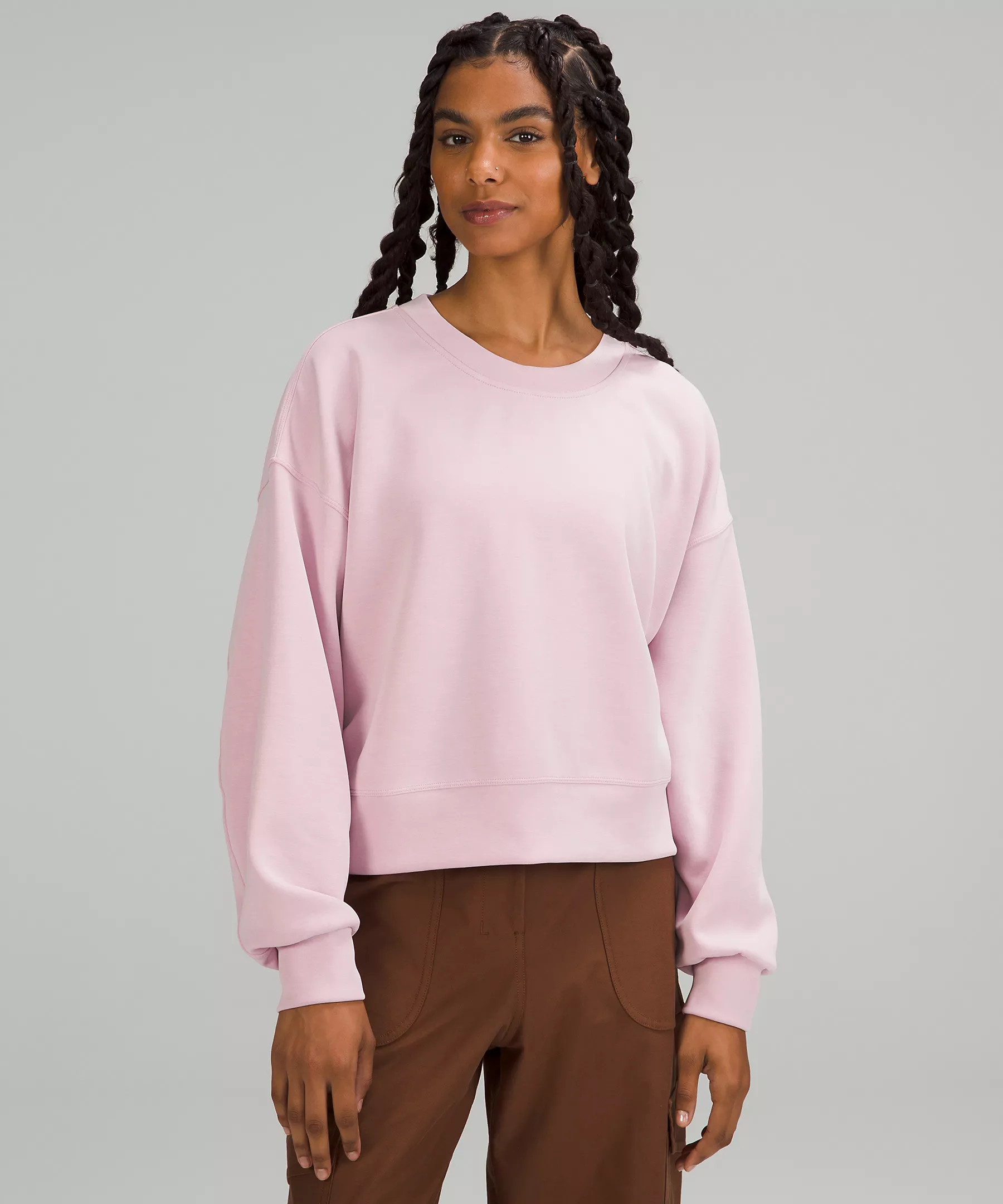 Softstreme Perfectly Oversized Cropped Crew | Women's Hoodies & Sweatshirts | lululemon | Lululemon (US)